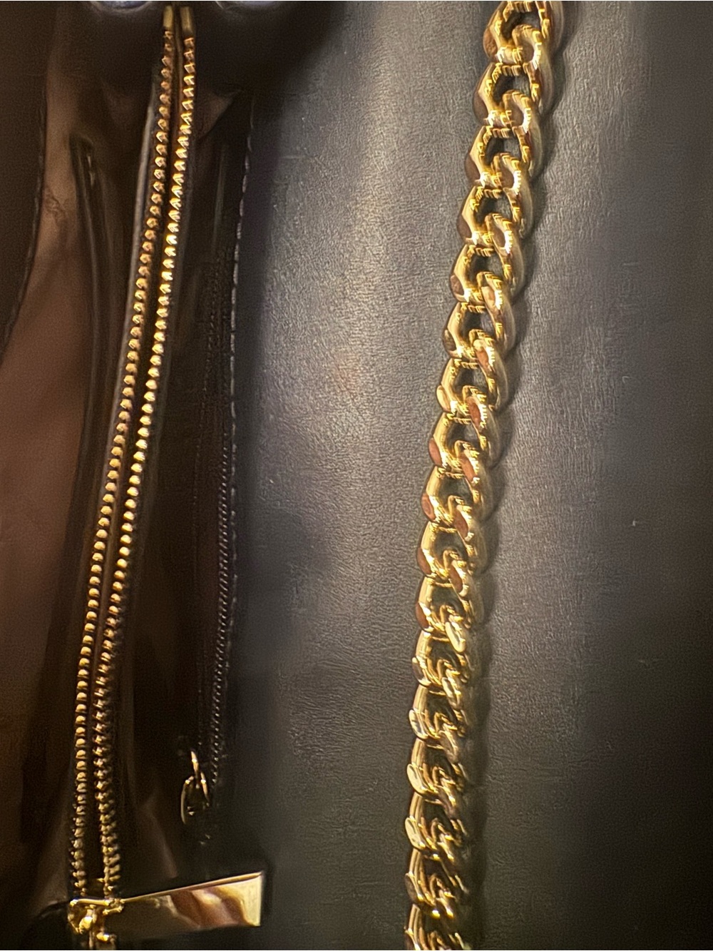 NWOT Michael Kors Blue Peace-Print Chain Crossbody Bag - Picture 6 of 6